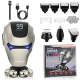 Resuxi WK-5810 7D Multi-function Shaver Men's Electric Razor Bald Hair nism Trimmer for Men