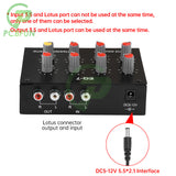 DC5-12V EQ-7 Seven Stage Balanced Amplifier High Medium Low Frequency Adjustable Preamplifier Audio For Phones Computers