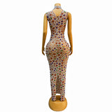Full Diamond Colorful and Luxury Sense 2023 New Banquet Style Celebrity Long Evening Dress
