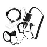 Tactical Military Throat Mic Headset/Earpiece Finger PTT M-Head for Motorola GP88 GP300 P040 PRO1150 EP450 Walkie-talkie Radio