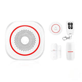 Smart System+Doorbell 3in1 P2P PIR Motion Detector Door Contact Home Security Alarm Sensor