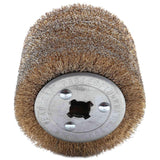 Wire Brush Wheel 0.3Mm Wood Open Paint Polishing Deburring Wheel for Electric Striping Machine