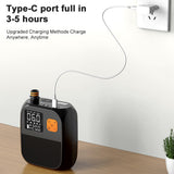 Paddle Board 25PSI High Pressure Electric Air Compressor Pump Power Bank with 6 Nozzles and LED Light for Iatable Boat