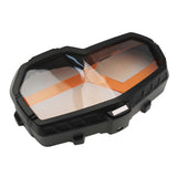 (Orange) Motorcycle Modified Front Headlight Guard Front Headlamp Acrylic Protector Cover for ADV Easy Installation  Orange