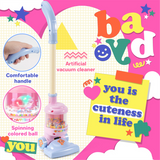 Children Electric Cleaner Simulation Vacuum Catcher Kids Pretend Cleaning Educational Toy Mini Vacuum,