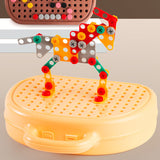 Children Electric Drill Toolbox Driller Games Tool Toy for Boys 4 6 Years Old Montessori Screw Puzzle Kid Pretend Play Toys Gift