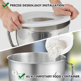 7 Quart Stainless Steel Mixer Bowl for Stand Mixers,for Mixer Accessories,for Bowl