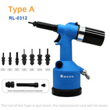 Industrial Rivet Nut Gun Hydraulic Pneumatic Automatic Riveter Tool Setting Rivnut Riveting Metric M3 M4 M5 M6 M8 M10 M12 or UNC