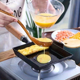 1pc Tamagoyaki Pan, Square Egg Pan Japanese Omelette Pan Nonstick Omelet Maker, Cookware, Kitchenware, Kitchen Items