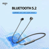 Original Aigo W01 TWS Wireless Earphone Bluetooth 5.2 Sports Noise Canceling Neckband Headphones Waterproof Microphone