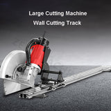 High-Power Cutting With Guide Rail Concrete Wall Slotting Depth 26CM Electric Grooving hine 220V