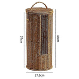 Toilet Paper Storage Holder: Handwoven Storage Basket Decorative Hamper For Towels And Toilet Paper For Home Hotel For Bathroom Living Room