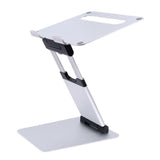 Foldable Laptop Stand Aluminium Alloy Non-Slip Holder Bracket Heat Release Notebook Stretchab Riser For 11-17in for Macb  Silver