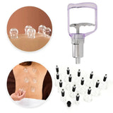 Suction Cups Jar Acupunture Massager Medical Jars Glass Vacuum Therapy Cupping Set Cans Massage Device 14 Pcs
