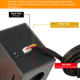 40W/80W Engraving Head Laser Module Built-in Pump with Air Auxiliary Function For woodworking