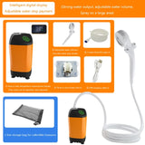 Outdoor Portable Shower Waterproof Electric Pump for Camping Hiking Backpacking Travel Beach Pet