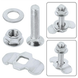 Fittings L-Track Threaded Double Stud Lug Fitting Tie Down, Used with L Track Rails, Sier