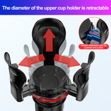 Cup Expander 2 in 1 Multifunctional Automotive Drink Mount with 360° Rotating Adjustable Car Dual Bottle Holder