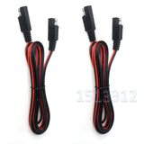 2PCS 200CM 6 Feet 18 Gauge 18AWG to Extension Cable Quick Disconnect Wire Harness SAE Connector 200cm