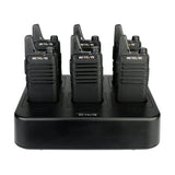 RT22 walkie talkie set of six+RTC22 six way charger