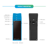 Eryin 8.1 Pos Terminal Pda Wireless Bt& Wifi Android System With Thermal Printer Built-in And Barcode Scanner
