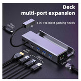 4K60hz HDMI For Nintendo Switch Dock Steam Deck Docking Station Jsaux Accessories