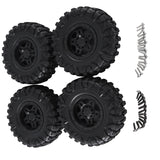 4PCS 120Mm 2.2 Beadlock Wheel Rim Tire Set For 1/10 RC Crawler Car Axial SCX10 Wraith Capra RR10 RBX10 Traxxas TRX4