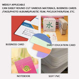 Manual Rounding Chamfering hine High Precision Vertical Cutting and Cropping Photo Business Card Rounded Corner Cutter