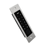 RFID Keyless Door Opener Metal Access Control Scanner 100 Users Mini IP66 Waterproof Embedded Fingerprint Reader