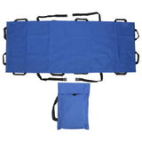 180 x 70cm 12 Handle Home Foldable Durable Fabric Stretcher Simple Soft Portable Transport Unit for Emergency Work