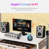 BT Software Effector USB MIDI Controller Wireless Compact Pedal Data Transmission