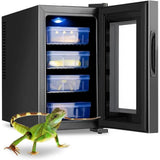 Reptile Egg 23L Digital Lab Incubator 10−40°C Temperature Control for Reptiles Hatching with UV-Resistant Glass Door