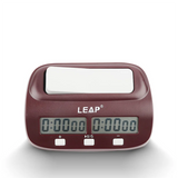 LEAP Clock, Digital Chess Timer & Game Timer, 3-In-1 Multipurpose Portable Professional Clock