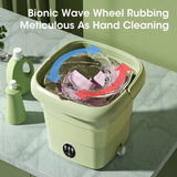 Portable Washing Machine - 4.5L, Mini Dehydratable For Dormitory, Student, Travel