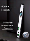 NEW 40cm/60cm/80cm Electronic Digital Display Aluminum Alloy Angle Incometer Laser Infrared Magnetic Level Ruler