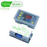 T3230/T3231 110V 220V 12/24V Digital Delay LED Display Cycle Timer Control Adjustable Timing Relay Time Switch