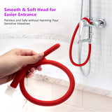 50cm Enema Cleaning Silicone Nozzle Washing Cleaner Douche Shower Tube Anal Wash Bidet Soft Hose