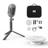 3DMakerpro Mole Premium Handheld Scanner for 3D Printer 0.05mm Accuracy & 0.1mm Resolution 10FPS Scanning Black Objects