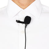 3.5mm portable lavalier microphone suitable for tour guides and presenters