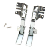 2Pcs Fridge Hinges,Refrigerator Hinges,Fridge Freezer Door Repair,Flat Hinges Mounting Screws for Household