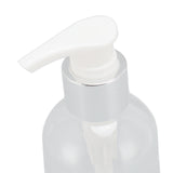 6pcs Clear Plastic Dispenser Empty Refillable Massage Oil Bottle Pump for Shampoo Conditioner
