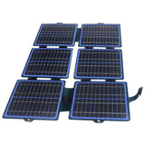 30W Folding ETFE Solar Panel Battery Charging Device Waterproof Monocrystalline Solar Panel  Portable Mobile Power