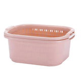 1 set of Washing Drain Basket Drain Holder Storage Drain Basket Fruit Drain Basket