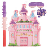1 Set Princess Castle Hanging Pinata For Kids Birthday Party Candy Holder Decoration For Girls Party Game Accessory Candy Container Pinata