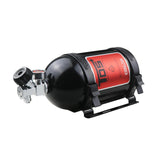 (TOS Black) Stylish Inspired Nitrogen Bottle Tissue Holder Dispenser Suitable For Distinctive Car Interior Decoration & Easy Access
