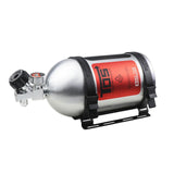 (TOS Silver) Enhances Your Car Decoration With Stylish Nitrogen Bottle Shape Tissue Container Box for Auto Lover Enthusiasts Racers
