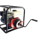 170 Gasoe Engine Hand Crank Mini Tiller Pump Generator Threshing hine One-Button Starter Is Convenient