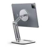 Ergonomic Aluminum Tablet pc holder 360 rotating portable magnetic flexible tablet desktop stand for