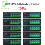 1-20Pcs 18650 Li-ion Lipo Lithium 5-30V Lead Acid Battery Level Indicator Tester LCD Display Module Capacity Voltage Meter