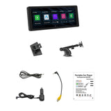 Wireless Carplay Android Auto Multimedia Player Integrated DVR Dash Cam Portable Car Stereo Mirrork 10.26 Inch Toucreen